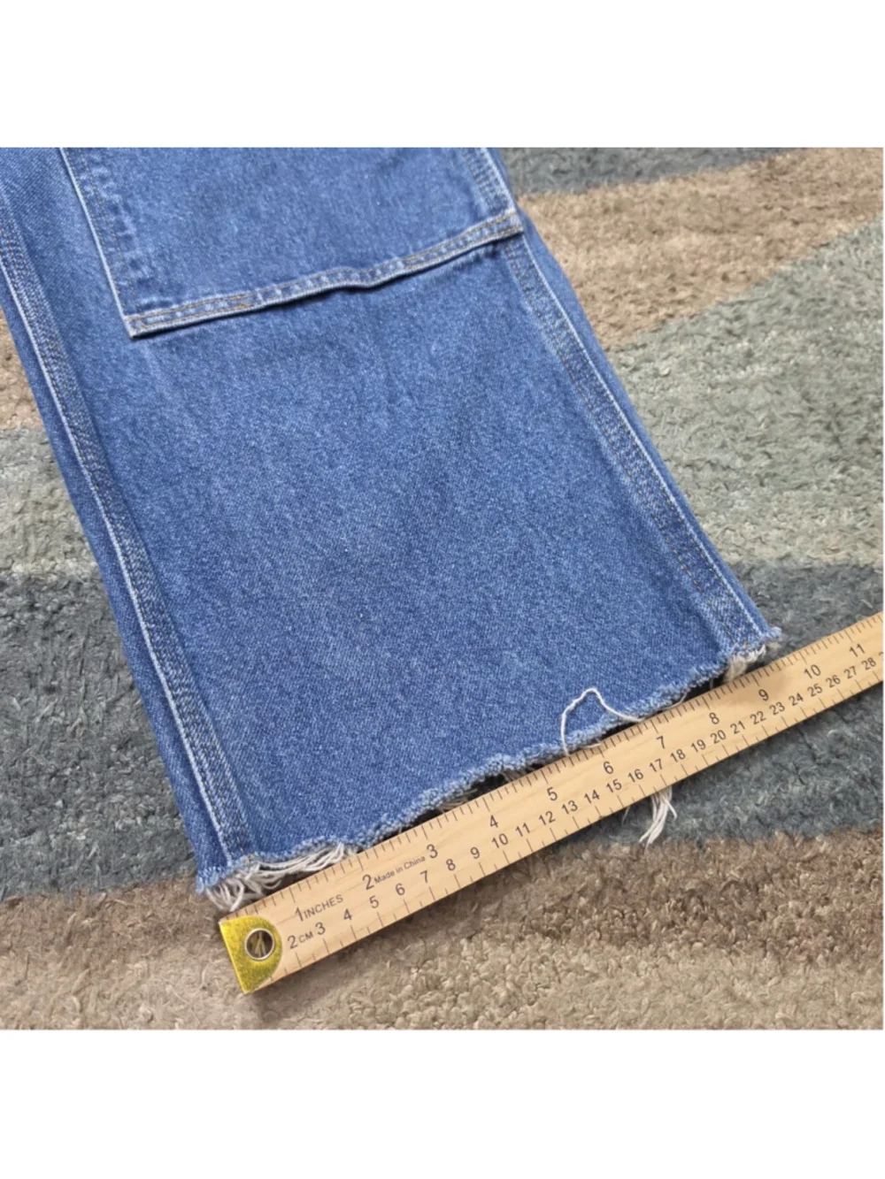 Carhartt Double Knee Carpenter Jeans Mens 36x32 Light Wash Baggy Y2K Vintage